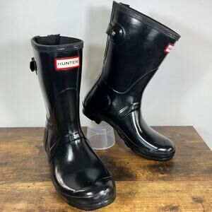Hunter Women's Original Short Gloss Rain Boots Sz 7 US 38 EU 5UK